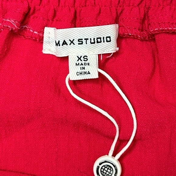 NWT Max Studio Red Tiered Maxi Dress Size XS - Picture 9 of 12